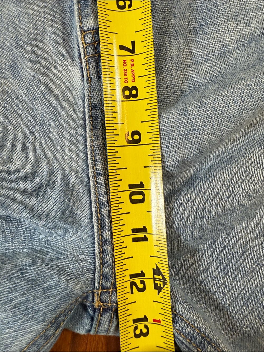 Light Wash High-Rise Straight Jeans - Size 25 - Picture 15 of 15